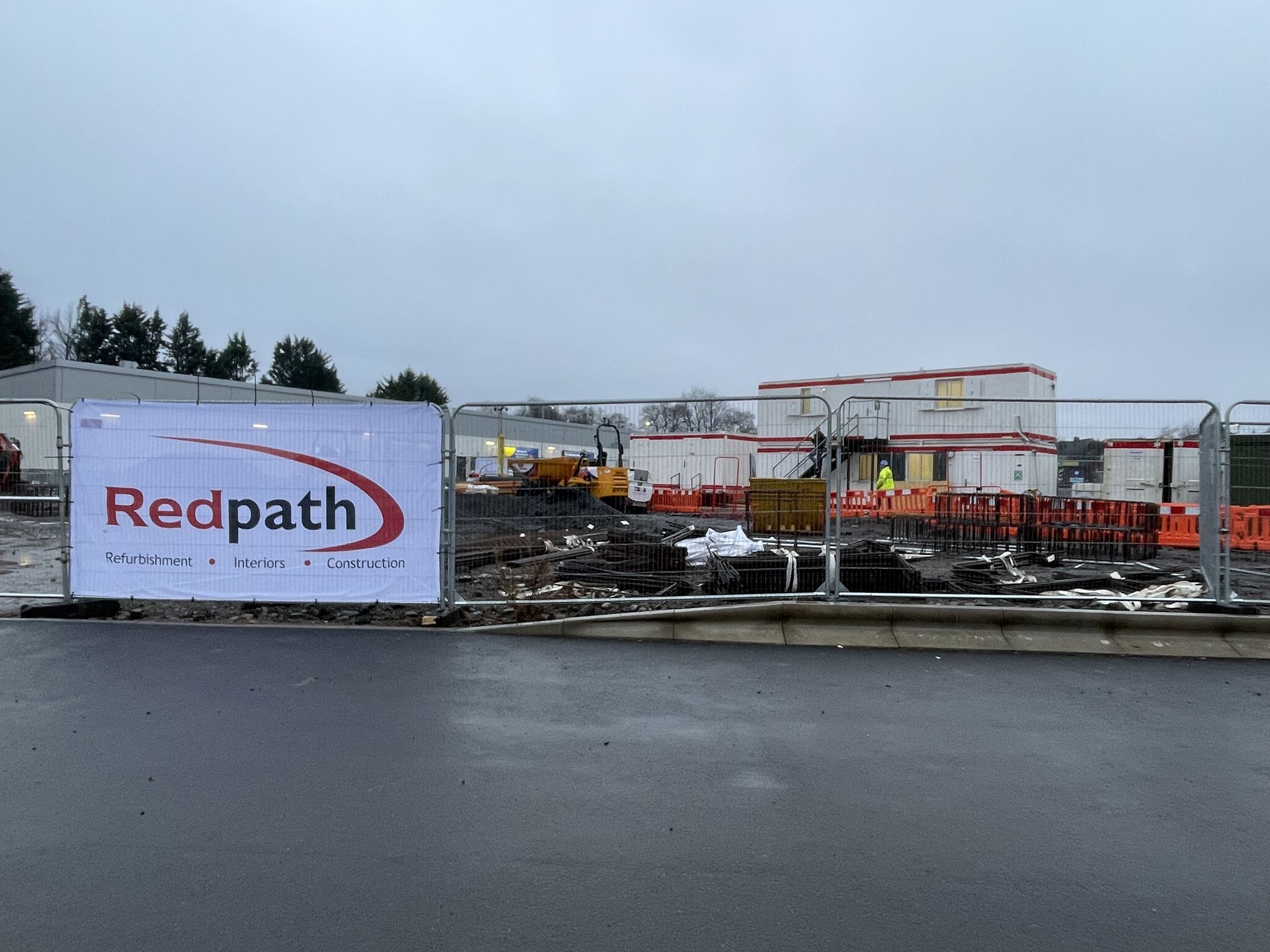 Redpath Construction | Progress at our new build shell unit in Airdrie